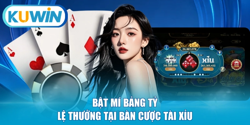 Bật mí bảng tỷ lệ thưởng tại bàn cược Tài Xỉu